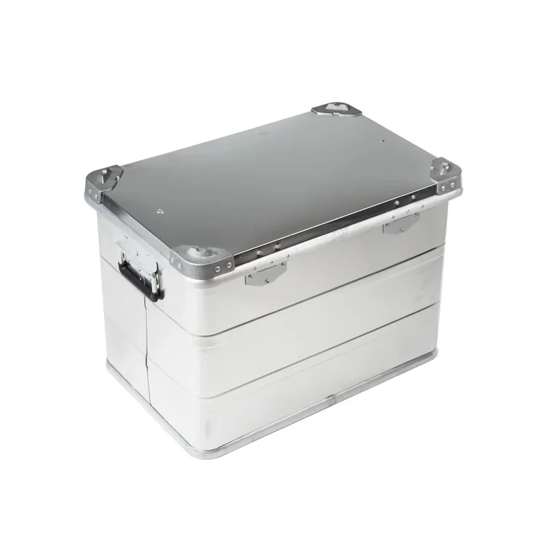 RS PRO Metal Waterproof Watertight Aluminium Transit Case 580mm x 385mm x 410mm 914-4086
