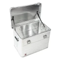 RS PRO Metal Waterproof Watertight Aluminium Transit Case 580mm x 385mm x 410mm 914-4086