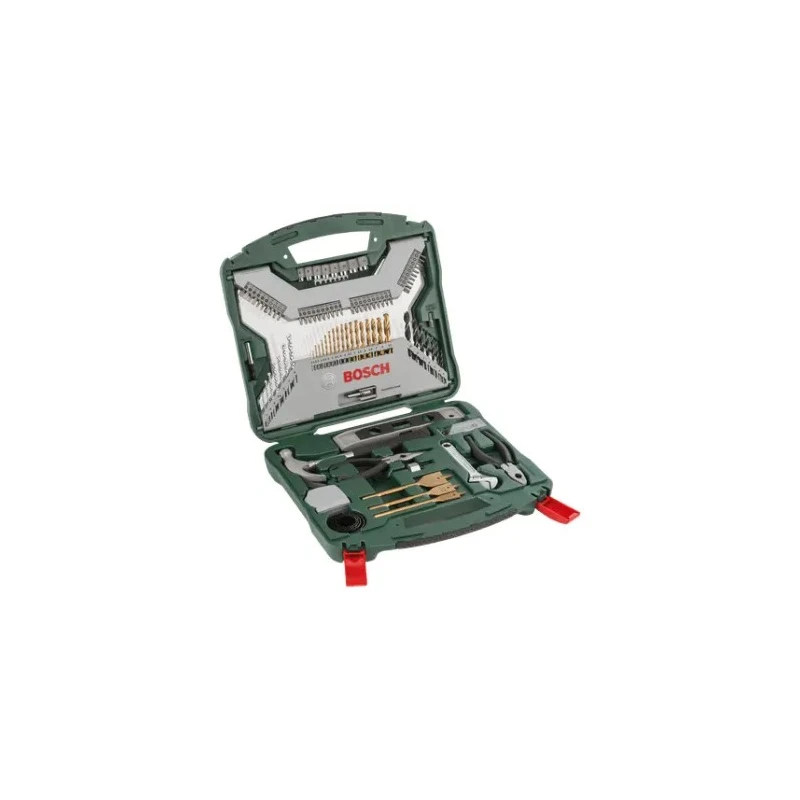Bosch 103-Piece Titanium Twist Drill & Screwdriver Bit Set for Multi-Material Application, 1 mm Min, 10 mm Max 2607019331