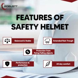 Buy Robustt X Shree Jee Nape Type Adjusment-Safety White Helmet