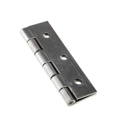 Pinet Raw 304 Stainless Steel Butt Hinge with Knuckle Pin, 75 mm Length x 40 mm Width x 1.5 mm Thickness 52-1-3990