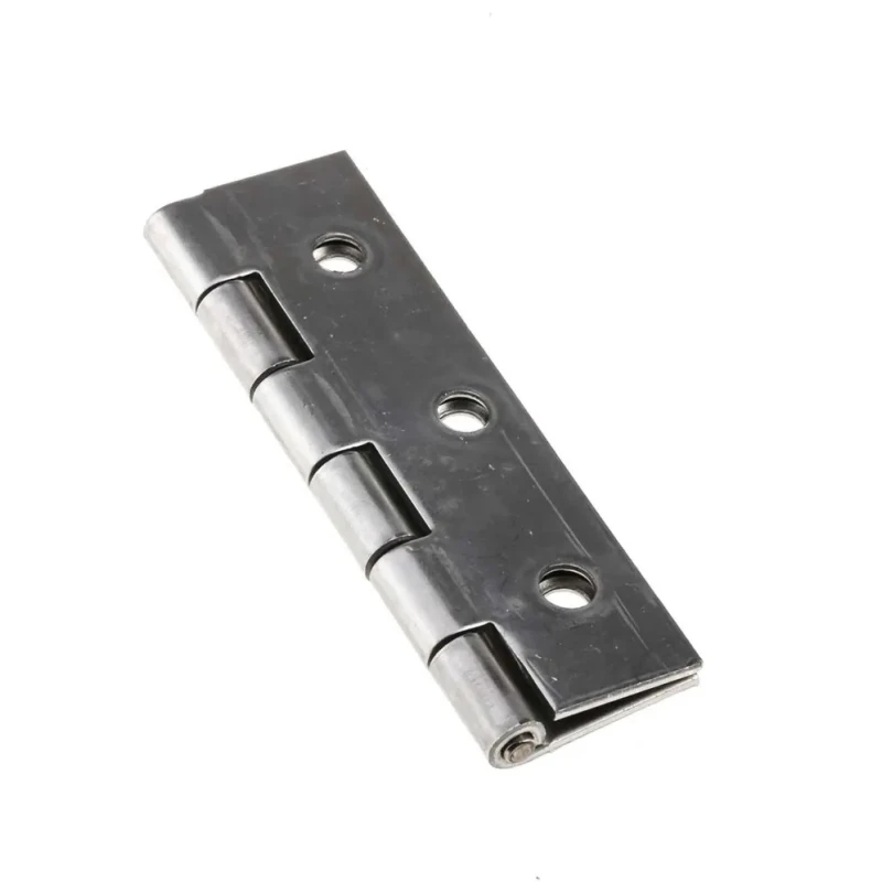 Pinet Raw 304 Stainless Steel Butt Hinge with Knuckle Pin, 75 mm Length x 40 mm Width x 1.5 mm Thickness 52-1-3990