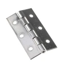 Pinet Raw 304 Stainless Steel Butt Hinge with Knuckle Pin, 75 mm Length x 40 mm Width x 1.5 mm Thickness 52-1-3990