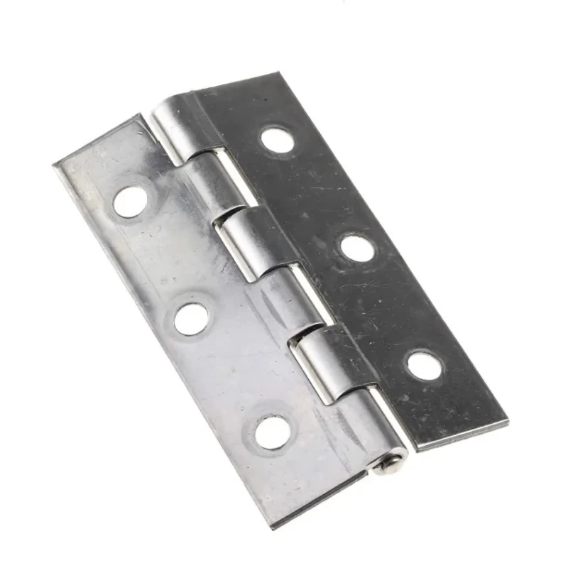 Pinet Raw 304 Stainless Steel Butt Hinge with Knuckle Pin, 75 mm Length x 40 mm Width x 1.5 mm Thickness 52-1-3990