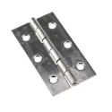 Pinet Raw 304 Stainless Steel Butt Hinge with Knuckle Pin, 75 mm Length x 40 mm Width x 1.5 mm Thickness 52-1-3990