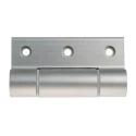 Pinet Clear Anodised Aluminium 6082-T5 Spring Hinge with Spring Loaded Pin Screw Fixing 100mm x 82.5mm x 5.5mm 72-1-4231