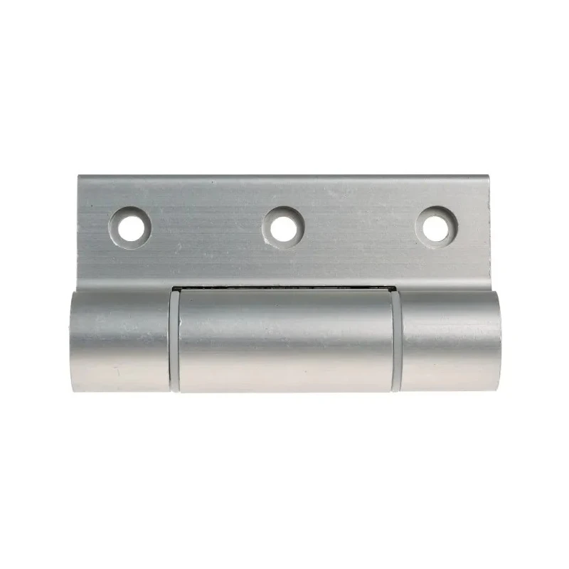 Pinet Clear Anodised Aluminium 6082-T5 Spring Hinge with Spring Loaded Pin Screw Fixing 100mm x 82.5mm x 5.5mm 72-1-4231