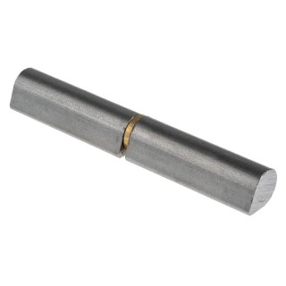 Pinet Steel Flat Top Bullet Hinge with Fixed Pin, Weld-on Fixing, 120 mm x 20 mm x 9 mm 14-7-3603