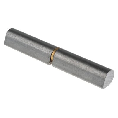 Pinet Steel Flat Top Bullet Hinge with Fixed Pin, Weld-on Fixing, 120 mm x 20 mm x 9 mm 14-7-3603