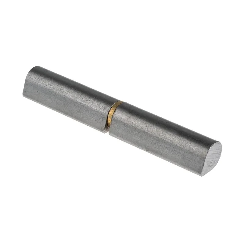 Pinet Steel Flat Top Bullet Hinge with Fixed Pin, Weld-on Fixing, 120 mm x 20 mm x 9 mm 14-7-3603