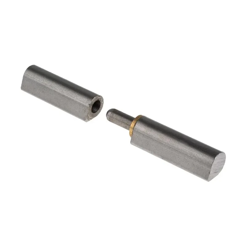 Pinet Steel Flat Top Bullet Hinge with Fixed Pin, Weld-on Fixing, 120 mm x 20 mm x 9 mm 14-7-3603