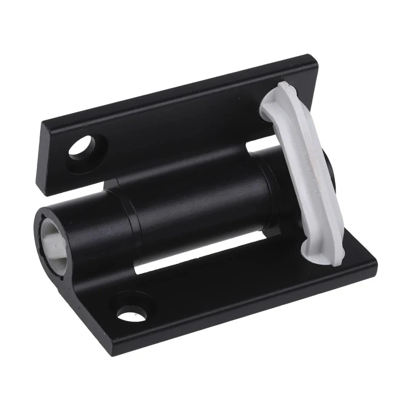 Pinet Black Anodised Aluminium 6060-T5 Self-Closing Spring Hinge with Spring Loaded Pin, Screw Fixing, 67 mm x 55 72-1-4261