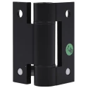 Pinet Black Anodised Aluminium 6060-T5 Self-Closing Spring Hinge with Spring Loaded Pin, Screw Fixing, 67 mm x 55 72-1-4261