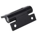 Pinet Black Anodised Aluminium 6060-T5 Self-Closing Spring Hinge with Spring Loaded Pin, Screw Fixing, 67 mm x 55 72-1-4261