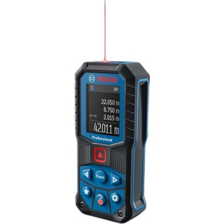 Bosch GLM 50-22 Laser Measure, 0.05 to 50 m Range, 1.5 mm Accuracy, Digital Colour Display, IP65 Waterproof 0601072S00