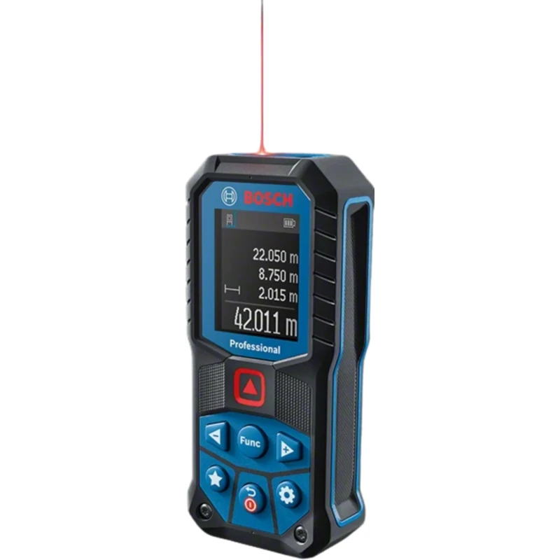 Bosch GLM 50-22 Laser Measure, 0.05 to 50 m Range, 1.5 mm Accuracy, Digital Colour Display, IP65 Waterproof 0601072S00