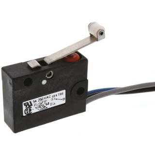 Saia-Burgess Roller Lever Micro Switch, Pre-Wired Terminal, 5A, 250 V AC, SPDT, IP67 V3SYR1-UL