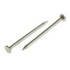 RS PRO Bright Steel Round Nail 40mm x 2.36mm Flat Round Head Steel 500g Bag 385-0000
