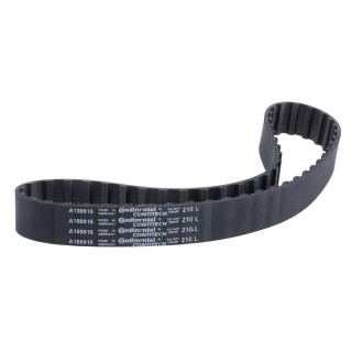 Contitech Timing Belt 56 Teeth, 533.5 mm Length, 19.05 mm Width, Glass Cord Rubber, Conti Synchrobelt Series 210 L 075