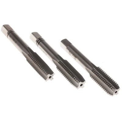 EVENTUS Hand Tap Set M12 Thread Size, HSS Material, DIN 13, DIN 352 Standards, 3 Pieces 10028