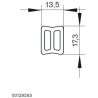 Bosch Rexroth Aluminium Profile Rail 3 m Length x 13.5mm Width x 17.3mm Height 3 842 993 887 / 3000