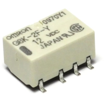 Omron Surface Signal Relay DPDT 4.5V DC Coil 1A 30W Switching Power G6KU-2F-Y DC4.5