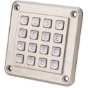 EOZ 16 Key Illuminated ABS Housing Keypad IP67 Rated, 4000000 Mechanical Life 