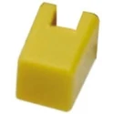 Omron Tactile Switch Cap Yellow Square for Series B3F-1000, Series B3F-3000, Series B3FS, Series B3W-1000 B32-1030