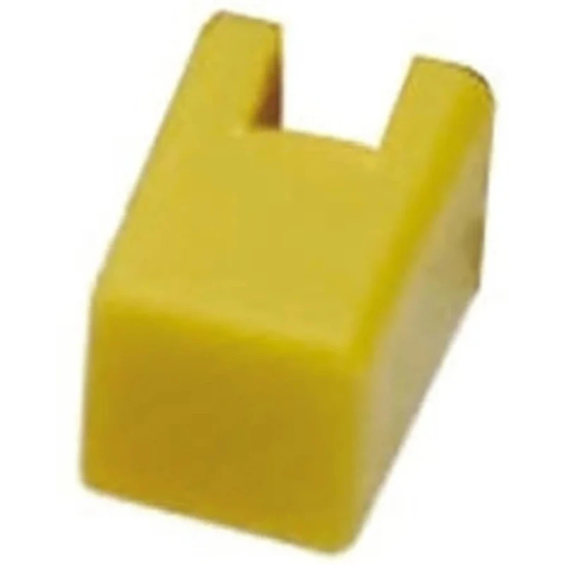 Omron Tactile Switch Cap Yellow Square for Series B3F-1000, Series B3F-3000, Series B3FS, Series B3W-1000 B32-1030