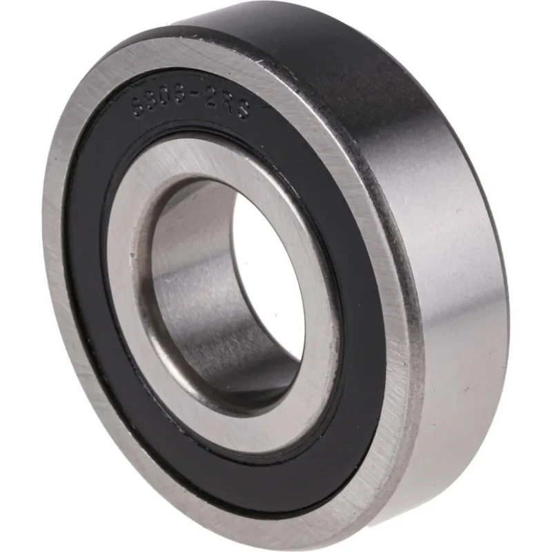 RS PRO 1 Row Sealed Deep Groove Ball Bearing, 30 mm ID, 72 mm OD, 19 mm Width, Steel Cage and Balls, Internal 6306-2RS/C3
