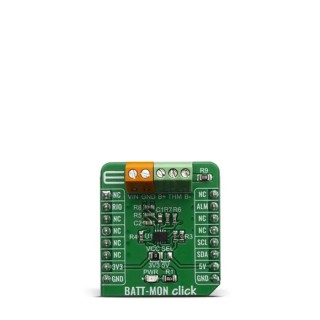 MikroElektronika BATT-MON Click Battery Charger Development Kit for STC3115 MIKROE-3741