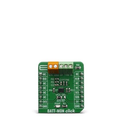 MikroElektronika BATT-MON Click Battery Charger Development Kit for STC3115 MIKROE-3741