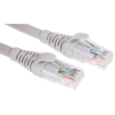 Brand-Rex Cat6 Ethernet Cable Unshielded Low Smoke Zero Halogen RJ45 Male 1 m Grey 