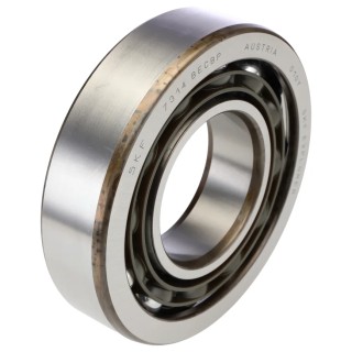 SKF Single Row Angular Contact Ball Bearing 70 mm ID, 150 mm OD, 35 mm Race Width 7314 BECBP