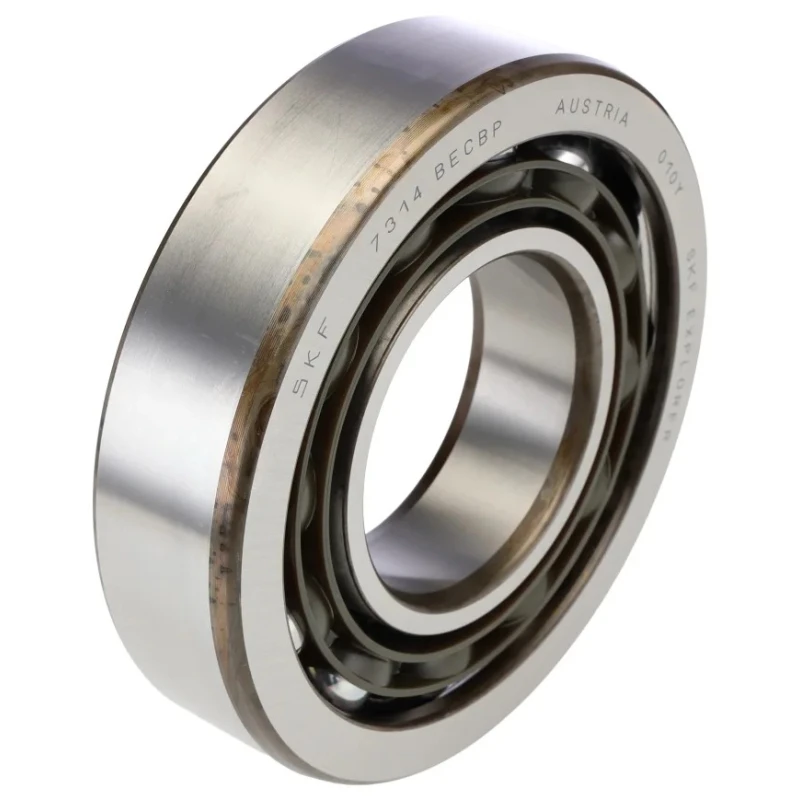 SKF Single Row Angular Contact Ball Bearing 70 mm ID, 150 mm OD, 35 mm Race Width 7314 BECBP