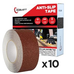 Buy Robustt Anti Skid/AntiSlip 18mx50mm Brown Adhesive Tape