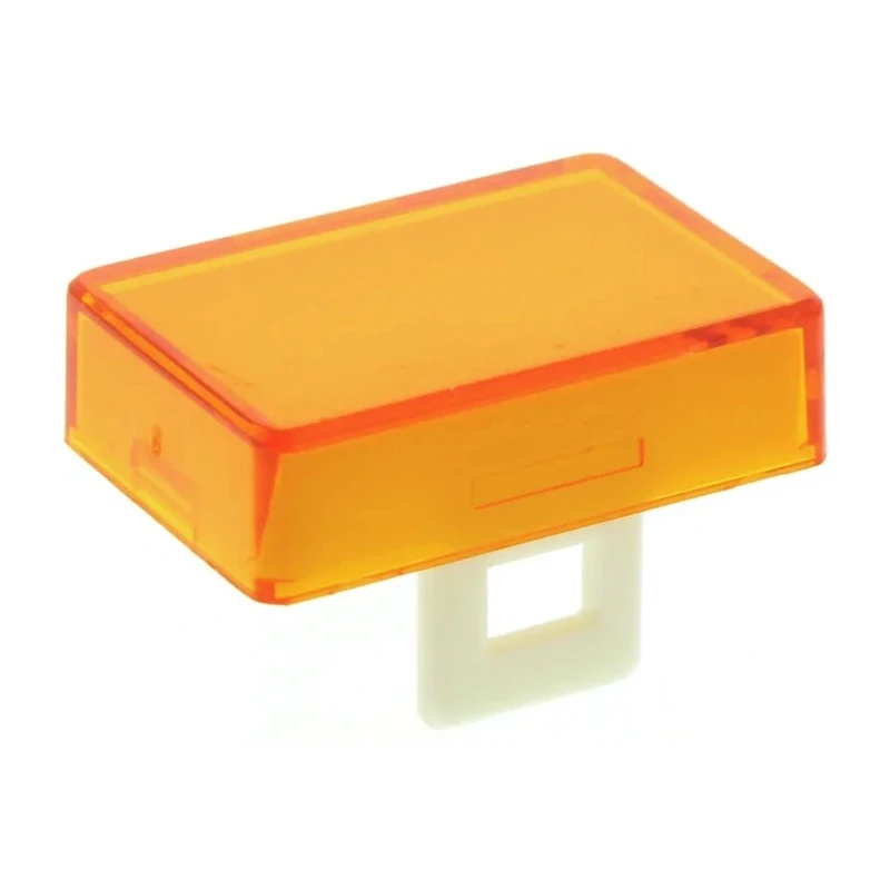 Saia-Burgess Orange Rectangular Push Button Lens for Use with Push Button TH461612000