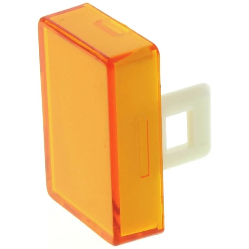 Saia-Burgess Orange Rectangular Push Button Lens for Use with Push Button TH461612000