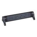 Legrand Extension Lead 4 Socket Type E 16 A 3680 W Impact Resistance IK 04 049466