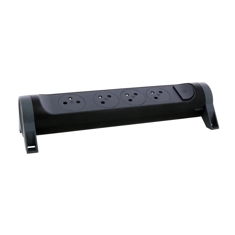 Legrand Extension Lead 4 Socket Type E 16 A 3680 W Impact Resistance IK 04 049466
