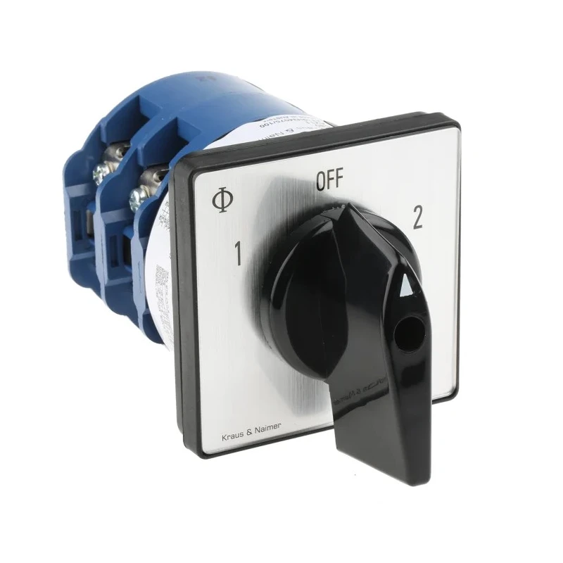 Kraus & Naimer 3 Position Knob Actuator 115 A, 690V, IP40, 2 Poles, Series 855 C80.A211/GBA001.E
