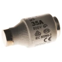 ETI Diazed D3 Class gG/gL Bottle Fuse 35A 500V AC Black Ceramic Body E33 Thread Size 2313401