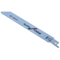 Bosch Reciprocating Saw Blade 5-Piece Bi-Metal for Metal Cutting, 14 Teeth Per Inch 2608656014