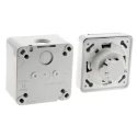 MENNEKES Industrial Socket Wall Mount 3 Pole 16A 230V IP44 Grey 