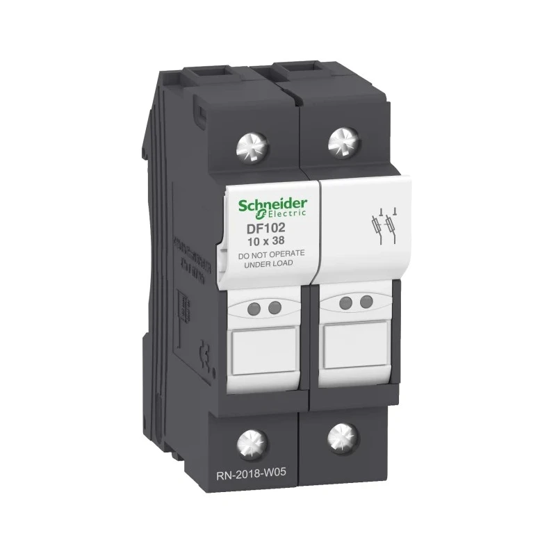 Schneider Electric 32A Rail Mount Fuse Holder, 2P, Screw Terminal, 690V AC DF102