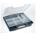 Raaco 12 Cell Blue Polycarbonate, Polypropylene Compartment Box 55 mm x 354 mm x 323 mm 134835