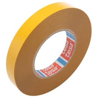 Tesa Translucent Double Sided Cloth Tape Non-Woven Backing 19mm x 50m 13N/cm Adhesion 9N/cm Tensile Strength 51571-00000-00