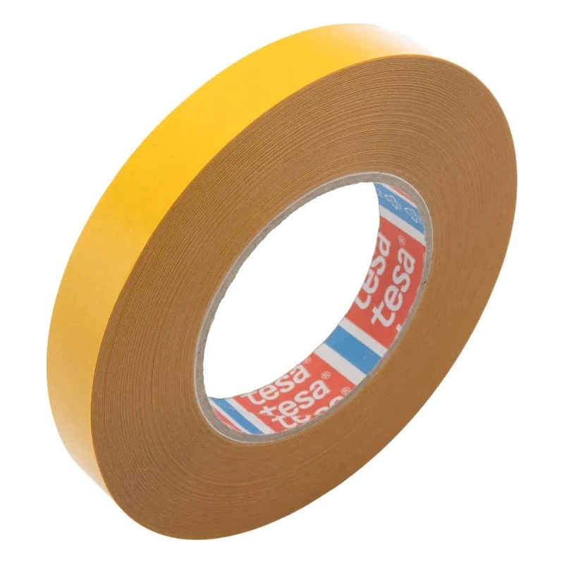 Tesa Translucent Double Sided Cloth Tape Non-Woven Backing 19mm x 50m 13N/cm Adhesion 9N/cm Tensile Strength 51571-00000-00