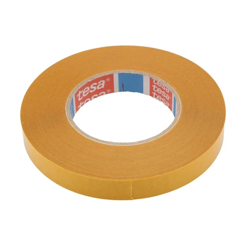 Tesa Translucent Double Sided Cloth Tape Non-Woven Backing 19mm x 50m 13N/cm Adhesion 9N/cm Tensile Strength 51571-00000-00