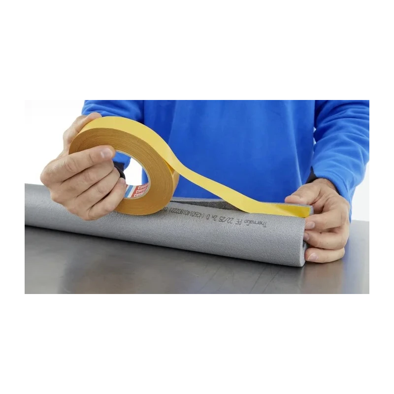 Tesa Translucent Double Sided Cloth Tape Non-Woven Backing 19mm x 50m 13N/cm Adhesion 9N/cm Tensile Strength 51571-00000-00